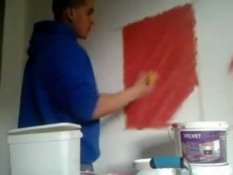 comment appliquer peinture sablée video