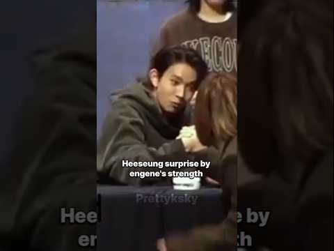 Heeseung be like You're so strong #enhypen #heeseung #jungwon #engene #prettyksky
