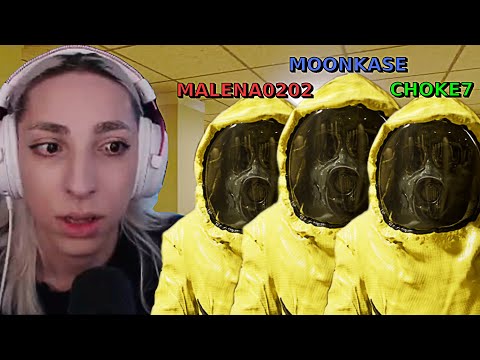 BEAMOM JOGANDO BACKROOMS: ESCAPE TOGETHER ft. Choke7, Malena0202 e Moonkase