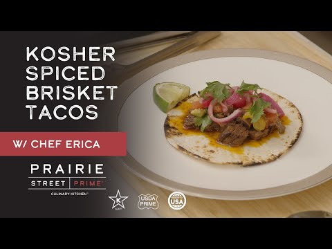 Kosher Spiced Brisket Tacos