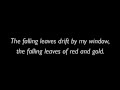 Rose O'Brien, "Autumn Leaves" (Lyrics Video ...