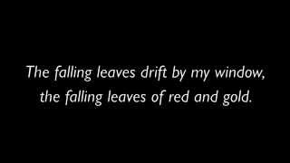 Rose O'Brien, "Autumn Leaves" (Lyrics Video and Live Recording)
