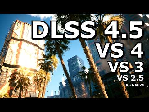 DLSS 4.5 VS 4 VS 3 VS 2 VS 1