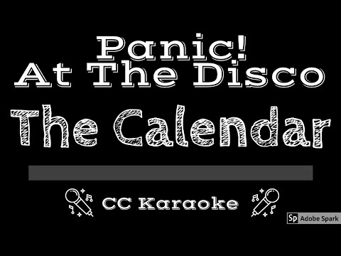 Panic At The Disco • The Calendar (CC) [Karaoke Instrumental Lyrics]
