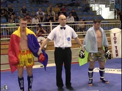 Валентин Рыбалко(Украина) vs. Константин Беженару (Румыния) WordCup Szeged 2014 К1 (кикбоксинг)