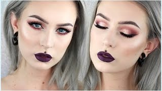 Glam Vampy Autumn Makeup | Evelina Forsell