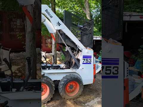 753 Bobcat hydraulic control valve removal