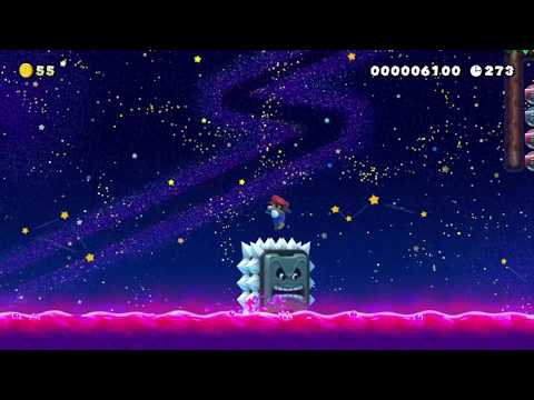 Super Mario Maker 2. Travel with Thwomp.