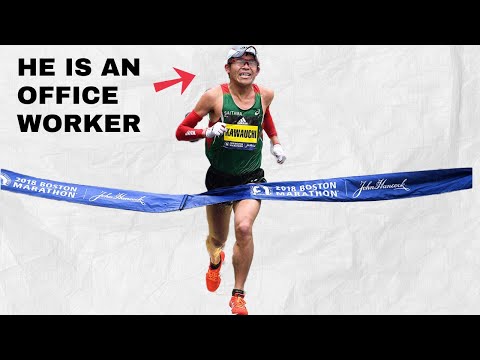 How Did This Office Worker Win The Boston Marathon