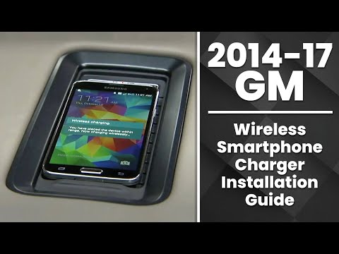 2014-2017 GM - FreedomCharge Qi Wireless Smartphone Charger Upgrade - Easy Installation