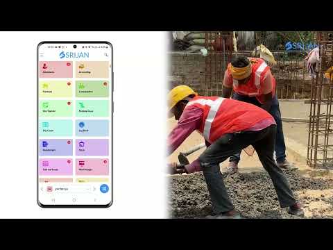 Srijan Construction Manager video demo