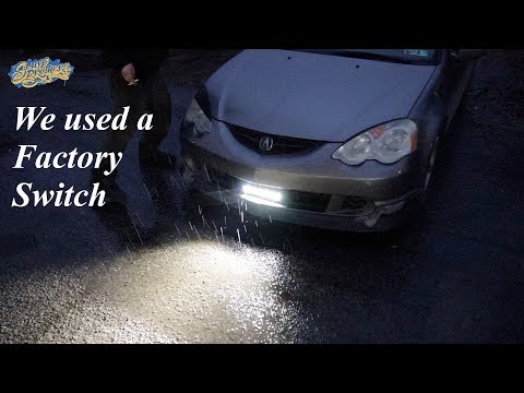 Installing a LIGHT BAR on the RSX made by Pilot PLX