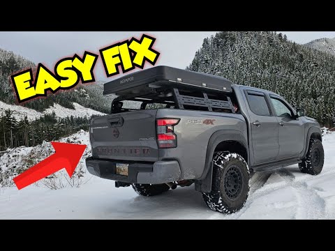 FIXING The TAILGATE PROBLEM On My 2023 Nissan Frontier Pro-4x