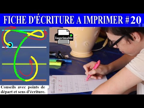 Fiche d'écriture majuscule à imprimer gratuit : Lettre T # 20