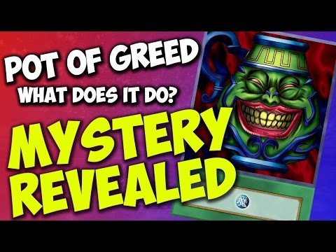 Pot Of Greed - Mystery Revealed - YU-GI-OH! Card Trivia/Fan Fiction