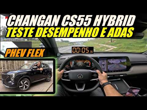 TESTE DESEMPENHO E ADAS CHANGAN CS55 PHEV FLEX 2027! Preços Revisões e Garantia