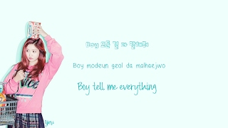 Red Velvet - Talk To Me Lyrics (Han|Rom|Eng) Color Coded