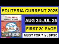 Eduteria Current Affairs 2025 In English
