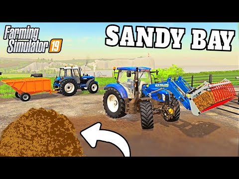 MUCKING OUT, NEW TOOLS AND PAYDAY! | Sandy Bay Farming Simulator 19 - Episode 6