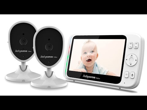 Baby Monitor with 2 Cameras and Large 5