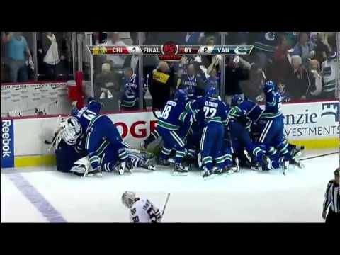 2011 Game 7: Alex Burrows Overtime Series Winner Against Blackhawks - Versus Feed