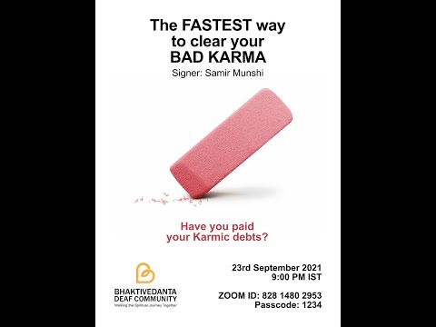 The FASTEST Way to Clear your BAD KARMA | Samir Munshi