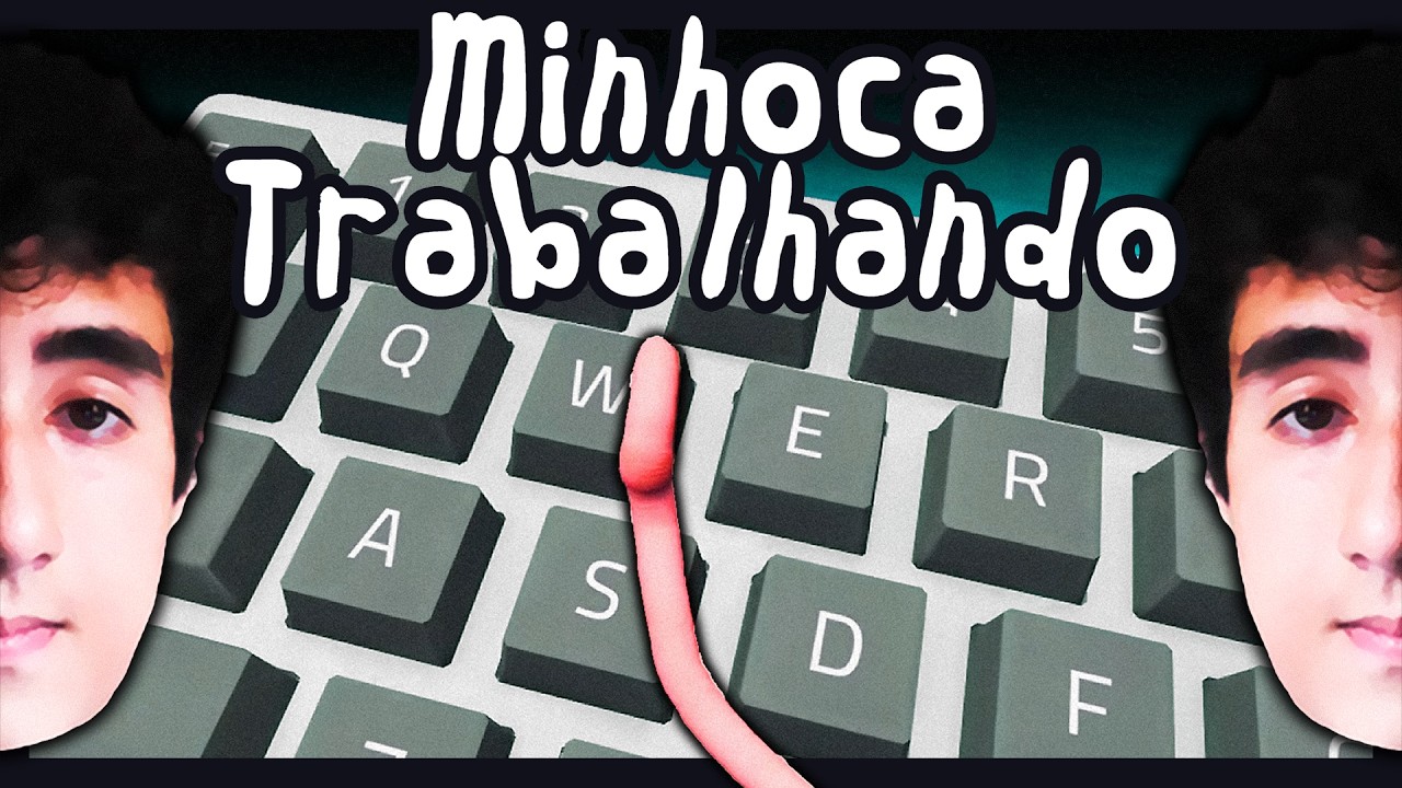 VIREI MINHOCA e tenho que TRABALHAR 🐛 Worming from Home
