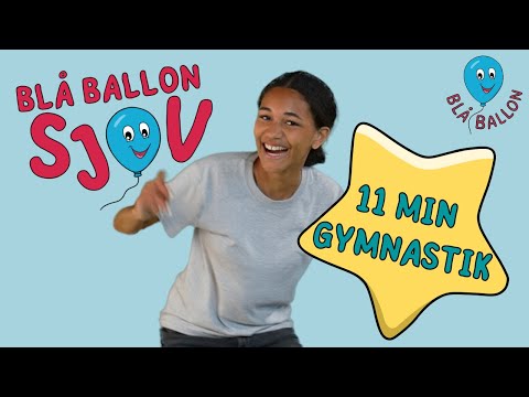 11 MINUTTER: Gymnastik for børn. Motorik. Sjove bevægelser. Brainbreak for børn.