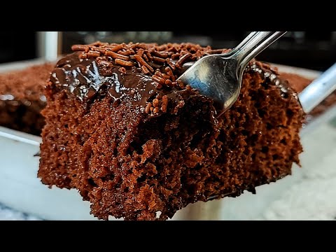 FLUFFY, moist and TASTY CHOCOLATE CAKE I make it like this