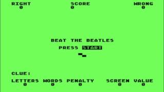 Beat the Beatles for the Atari 8-bit family
