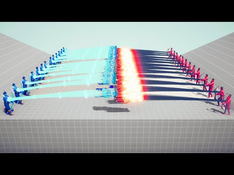 10x EVERY GOD vs 10x EVERY GOD Tournament  / Totally Accurate Battle Simulator ( TABS )