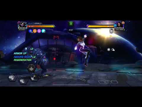 MCOC AW Big Thing war. Node 10 photon with solvarch(6 star)
