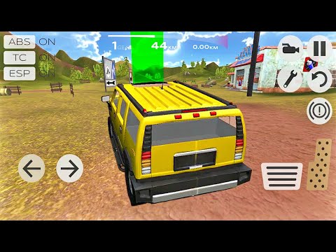 Extreme SUV Driving Simulator - 4x4 Hummer SUV vs OFF-Road Mud Terrain - Gameplay Android/iOS FHD