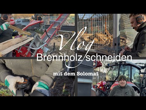 VLOG: Brennholz schneiden mit dem Solomat | HolzLenz