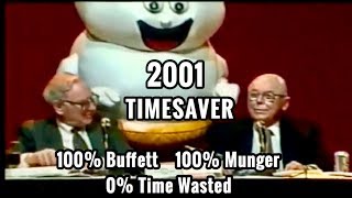 TIMESAVER EDIT - 2001 Berkshire Hathaway Annual Meeting FULL Q&A with Warren Buffett Charlie Munger