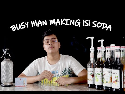 Weekend Project - Busy Man Making iSi Soda - iSi Soda Maker Tutorial