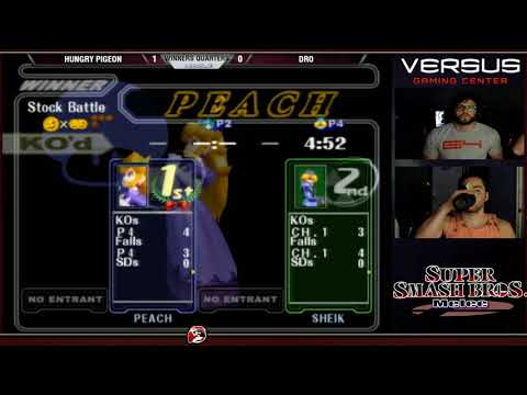 Versus Weekly 08/27/17 - Winners R4 - Hungry Pigeon (Peach) vs Dro (Sheik) - Melee