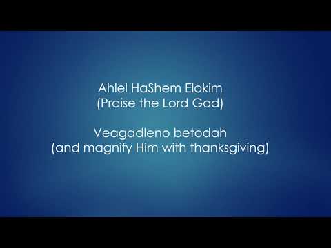 Hashem Melech Lyrics Hebrew/English