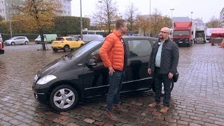 Kaaran toisessa käytetyn koeajossa Mercedes A170