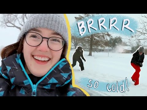 a snowstorm in Oklahoma?! | February Monthly Vlog