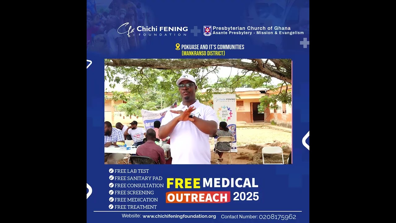 Rev. William Akotuah Opare reveals the purpose driving Chichi Fening Foundation