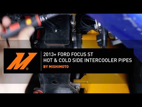 2013-2018 Ford Focus ST Hot & Cold Side Intercooler Pipes Installation Guide By Mishimoto