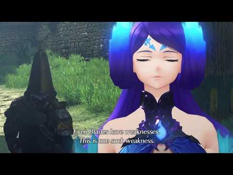 Fire and Water . Nia  Dormarch got taken away by Brighid . Cutscene . Xenoblade Chronicles 2 .