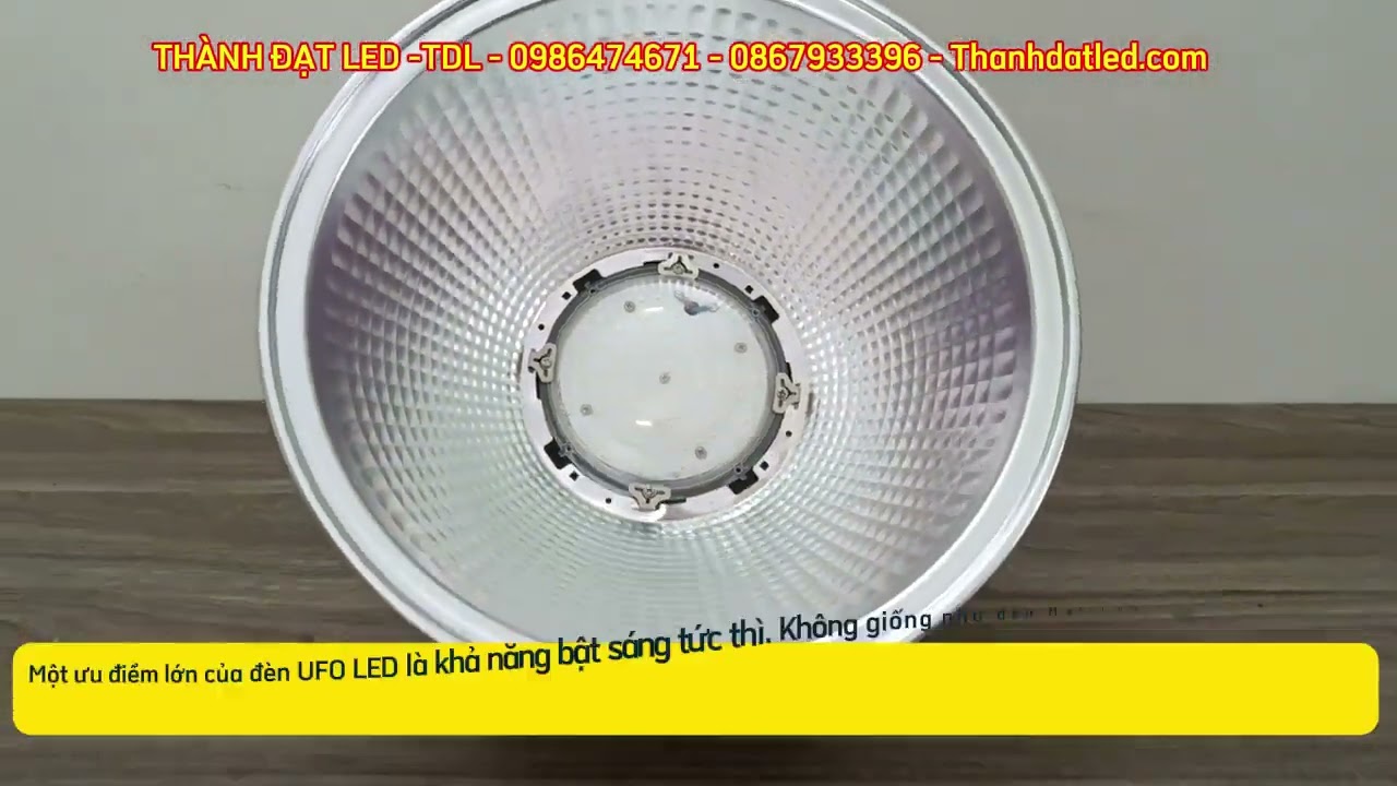Video hướng dẫn lắp đặt đèn LED nhà xưởng UFO TDL-UFOM3