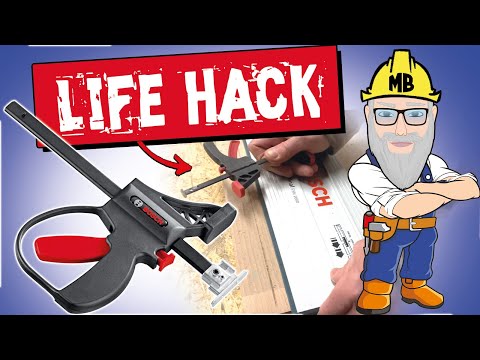 DIY (7€) Life Hack: Teure Bosch Professional Klemmzwingen FSN KZW selber bauen für wenig Geld