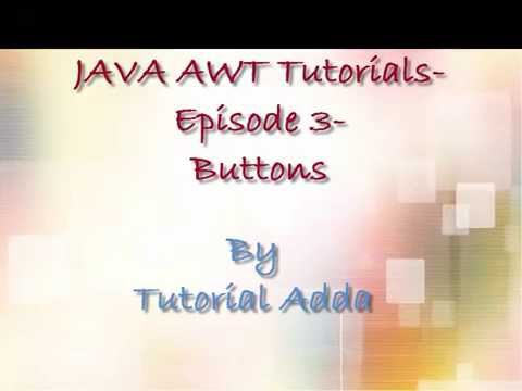 Java Awt Tutorials Buttons