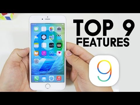 iOS 9的9大功能! (Top 9 iOS 9 Features!)