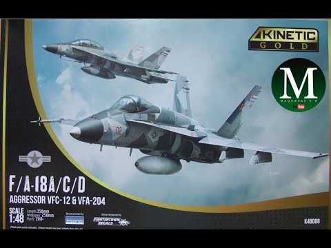 F/A-18 A/C/D Agressor (Kinetic Gold 1:48)