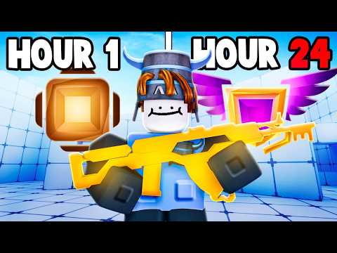 I Spent 24 HOURS in Roblox Rivals Ranked...