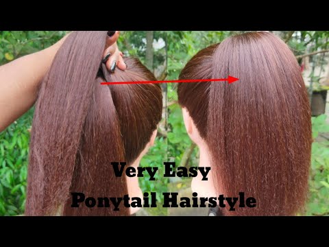 New Trick For High Ponytail Hairstyle || Ponytail...